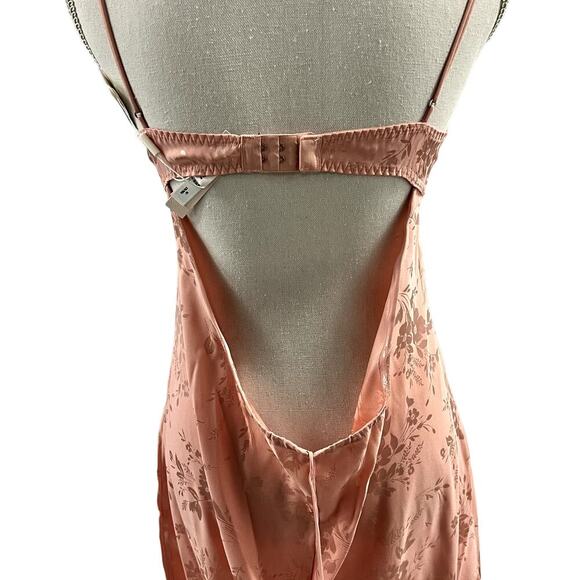 For Love & Lemons Lola Midi Pink Slip Dress Size M - Picture 9 of 9